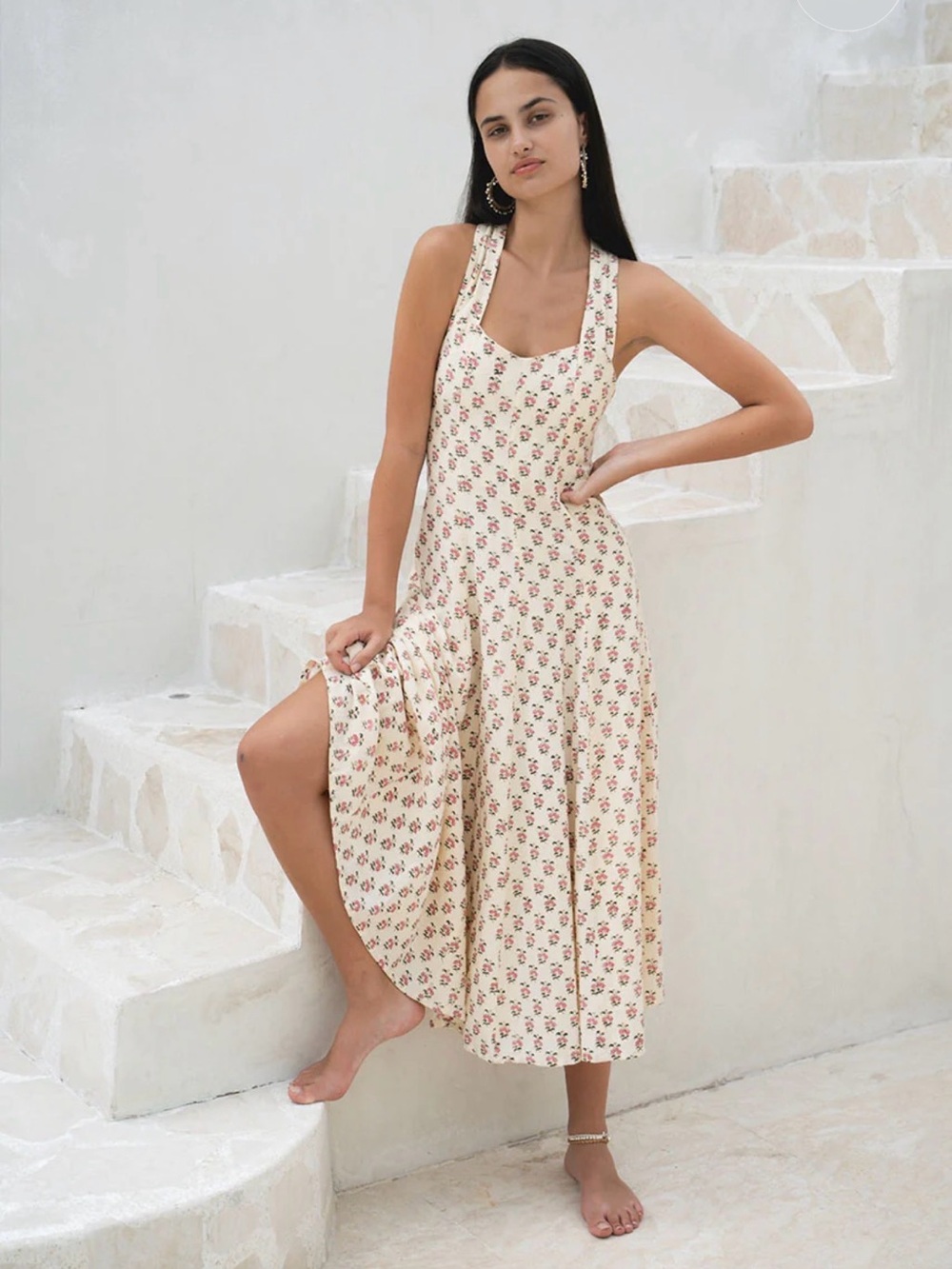Daughters of India Lalika Dress - Peony